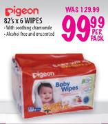 Pigeon 82's x 6 Wipes - Per Pack