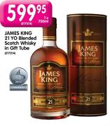 James King 21 Yo Blended Scotch Whisky In Gift Tube-1x750ml