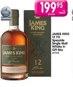 James King 12 Yo Speyside Single Malt Whisky In Gift Box-1x750ml