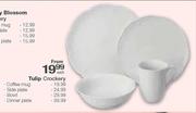 Tulip Crockery Dinner Plate-Each