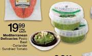Mediterranean Delicacies Pesto Basil Coriander Sundried Tomato-125g Each