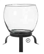 Pleasure Life Glass Windlight-15.8cm Each