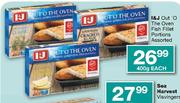 I&J Out'O The Oven Fish Fillet Portions Assorted-400g Each
