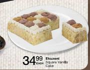 Ekuzeni Square Vanilla Cake-Each