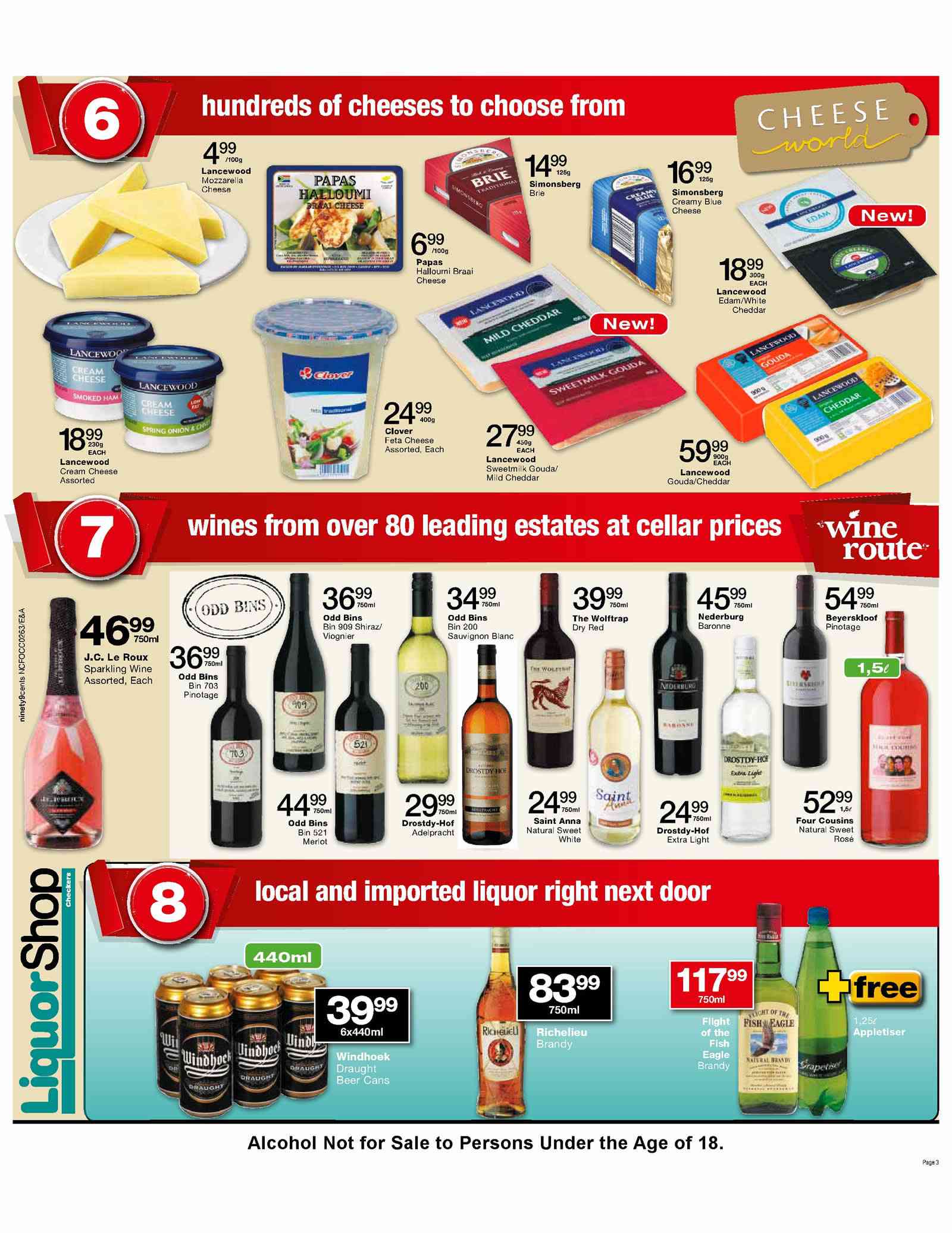 Special Lancewood Cream Cheese230gm Each — www.guzzle.co.za