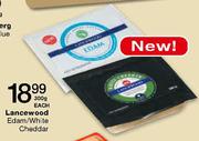 Lancewood Edam/White Cheddar-300gm Each