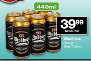 Windhoek Draught Beer Cans-6x440ml