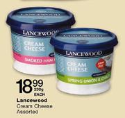 Lancewood Cream Cheese-230gm Each
