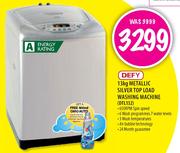 Defy Metallic Silver Top Load Washing Machine-13kg(DTL132)