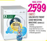 Defy White Front Load Washing Machine-5kg(DAW322)