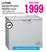 Logik White Chest Freezer-250Ltr(LCF250)