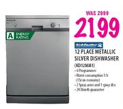 Kelvinator 12 Place Metallic Silver Dishwasher(KD12MM1)