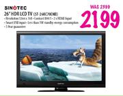 Sinotec 26" HDR LCD TV(ST-26KC70ENB)