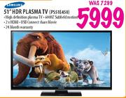 Samsung 51" HDR Plasma TV(PS51E450)