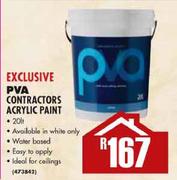 PVA Contractors Acrylic Paint-20l