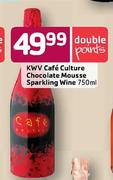 KWV Cafe Culture Chocolate Mousse Sparkling Wine-750ml
