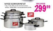 Hart 10 Piece Aluminium Pot Set