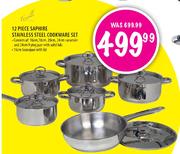 12 Piece Saphire Stainless Steel Cookware Set