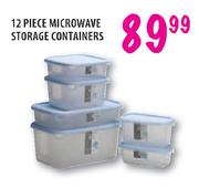 12 Piece Microwave Storage Containers 