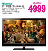 Hisense 42" FHD LED TV(LEDN42K16P)