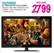 Telefunken 32" FHD LED TV(TLED-32FHDP)
