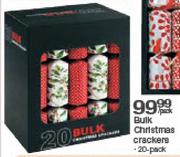 Bulk Christmas 20-Pack Crackers-Per Pack