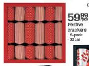 Festive 6-Pack Crackers-32cm Per Pack