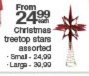 Christmas Treetop Large Stars-Each