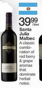 Santa Julia Malbec-750ml