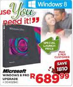 Microsoft Windows 8 Pro Upgrade