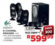 Logitech 5.1 Channel Speakers-X530