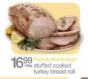 Feinschmecker Stuffed Cooked Turkey Breast Roll-100g