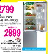 Defy Metallic Silver Bottom Freezer Fridge (C315DFC381)-266l