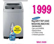 Samsung Grey Top Load Washing Machine-9kg (WA90G9XIP)