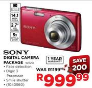 Sony Digital Camera Package (W620)