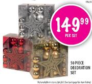 50 Piece Decoration Set-Per Set