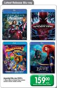 Blu-Ray DVD's Latest Release Assorted-Each