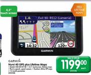Garmin Nurvi 40 GPS Plus Lifetime Maps-4.3" Each