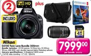 Nikon D3100 Twin Lens Bundle 300mm