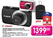 Canon A3300 Digital Camera Bundle