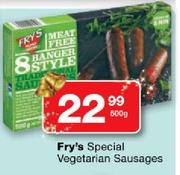 Fry's Special Vegetarian Sausages-500g