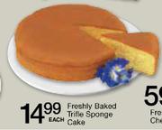 Freshly Baked Trifle Sponge Cake-Each 