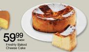 Freshly Baked Cheese Cake-Each 
