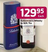 Ballantine Whisky In Gift Tin-Each