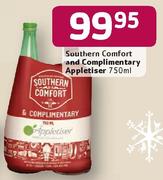 Southern Comfort & Complimentry Appletiser-750ml