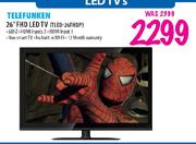 Telefunken 26" FHD LED TV(TLED-26FHDP)