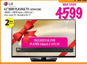 LG 42" HDR Plasma TV(42PA4500)