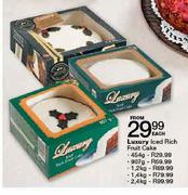 Luxury Iced Rich Fruit Cake-907g
