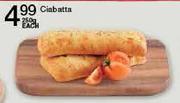 Ciabatta-250gm Each
