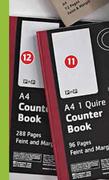 PnP A4 288-Page Counter Book